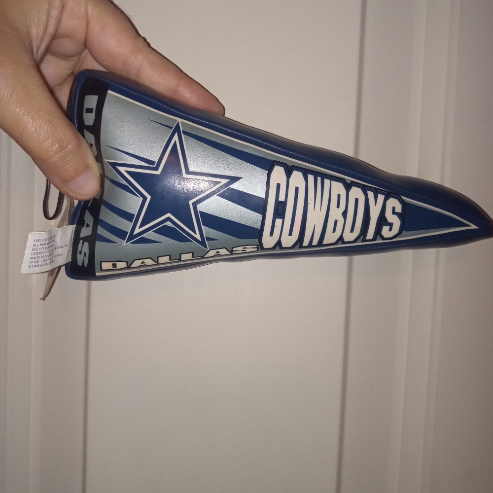 NFL Dallas Cowboys Plush Flag Souvenir NWT Vintage 2003 - Picture 6 of 7